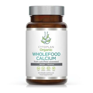 Cytoplan Organic Calcium: Wholefood 200mg Elemental (60 Capsules)