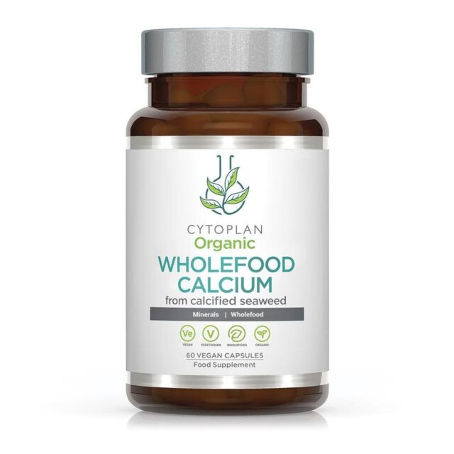 Cytoplan Organic Calcium: Wholefood 200mg Elemental (60 Capsules)