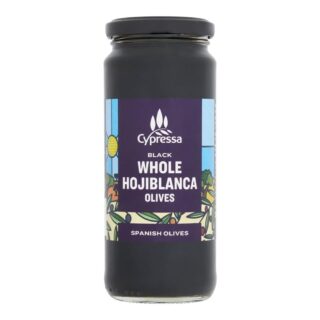 Cypressa Whole Black Unpitted Olives in Brine