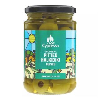 Cypressa Pitted Colossal Halkidiki Olives in Brine