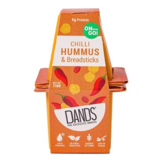 DANDS Chilli Hummus & Breadsticks Snack