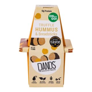 DANDS Truffle Hummus & Breadsticks Snack