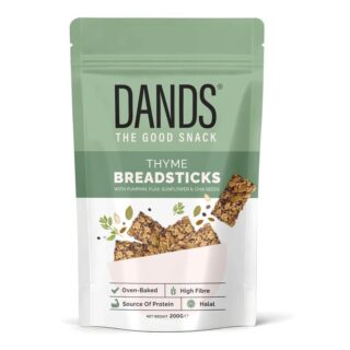 DANDS Thyme & 4 Seed Breadsticks 200g Pouch