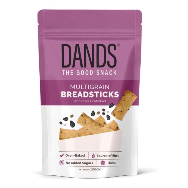 DANDS Multigrain Chia & Black Seed Breadsticks