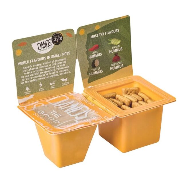 DANDS Olive Hummus & Breadsticks Snack