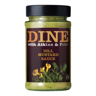 DINE in with Atkins and Potts Dill Mustard Sauce
