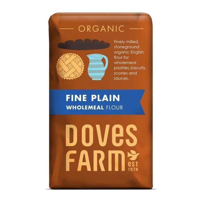Doves Farm Organic Plain Fine Wholemeal Meal Flour