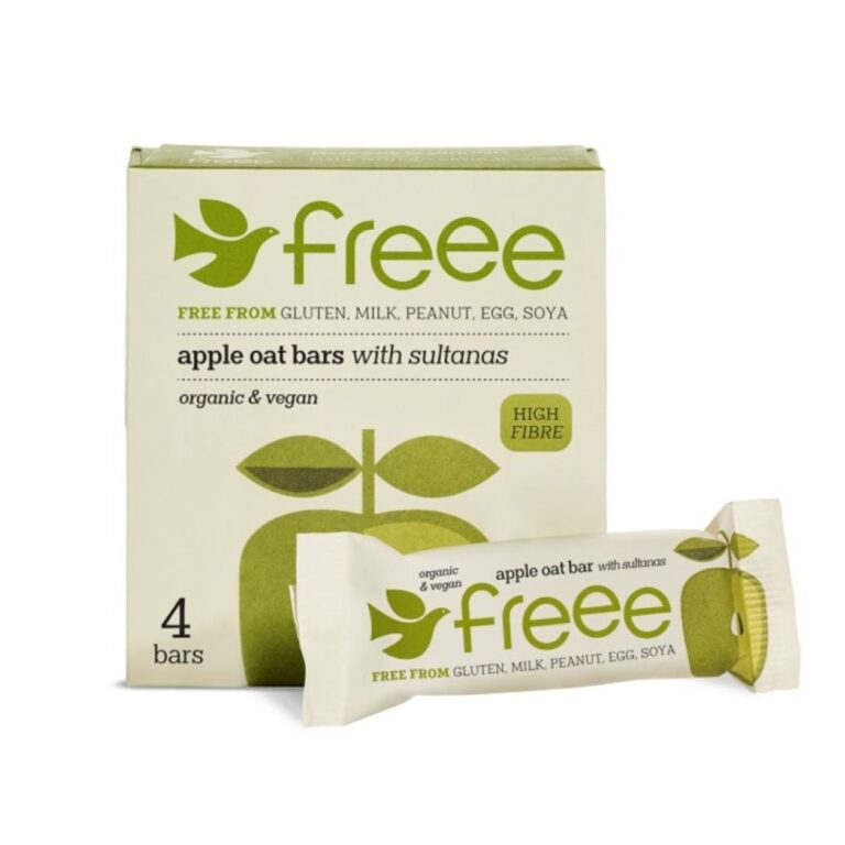 Doves Farm Apple & Sultana Flapjack Organic Gluten Free (4x35g)