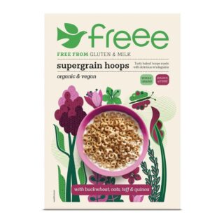 Doves Farm Org Supergrain Hoops Buckwheat Oats Teff & Quinoa