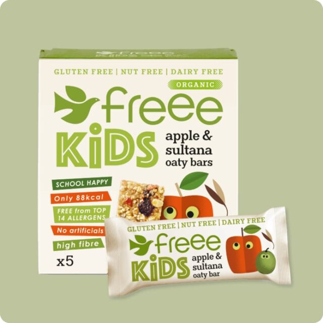 Doves Farm Organic Kids Apple & Sultana Flapjack Oaty Bars 5x25g