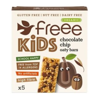 Doves Farm Organic Kids Chocolate Chip Flapjack Oaty Bars 5x25g