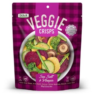 DJ & A Veggie Crisps Salt & Vinegar