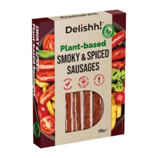 Delishh Smoky & Spiced Vegan Sausages