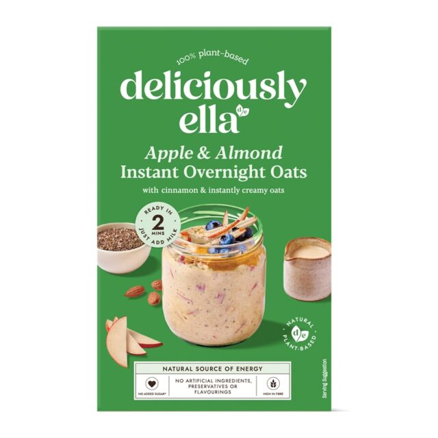 Deliciously Ella Apple Almond Instant Overnight Oats