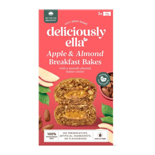Deliciously Ella Apple & Almond Breakfast Bakes (50g x 3)