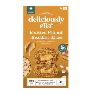 Deliciously Ella Peanut Butter Breakfast Bakes (50g x 3)