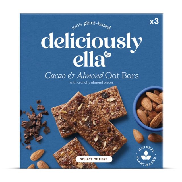 Deliciously Ella Cacao & Almond Oat Bar (50g x 3)