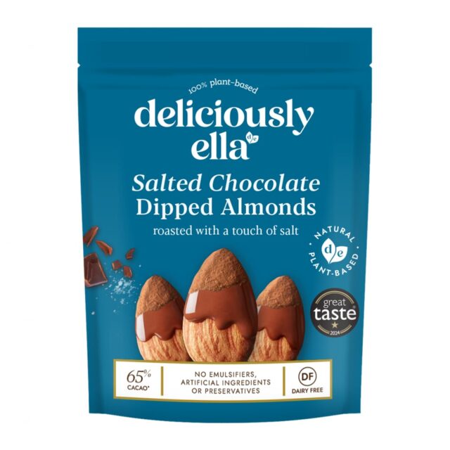 Deliciously Ella Salted Chocolate Dipped Almonds
