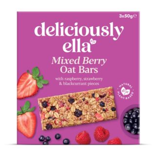 Deliciously Ella Mixed Berry Oat Bar Multipack (3 x 50g)
