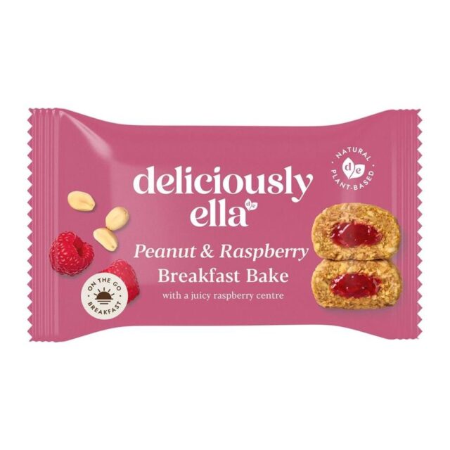 Deliciously Ella Peanut & Raspberry Breakfast Bakes