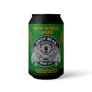 Drop Bear Beer New World Lager 0.5%