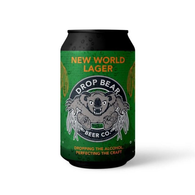 Drop Bear Beer New World Lager 0.5%
