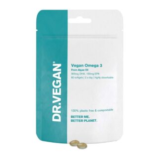 Dr Vegan Vegan Omega 3 300mg DHA 150 EPA 60 Softgels