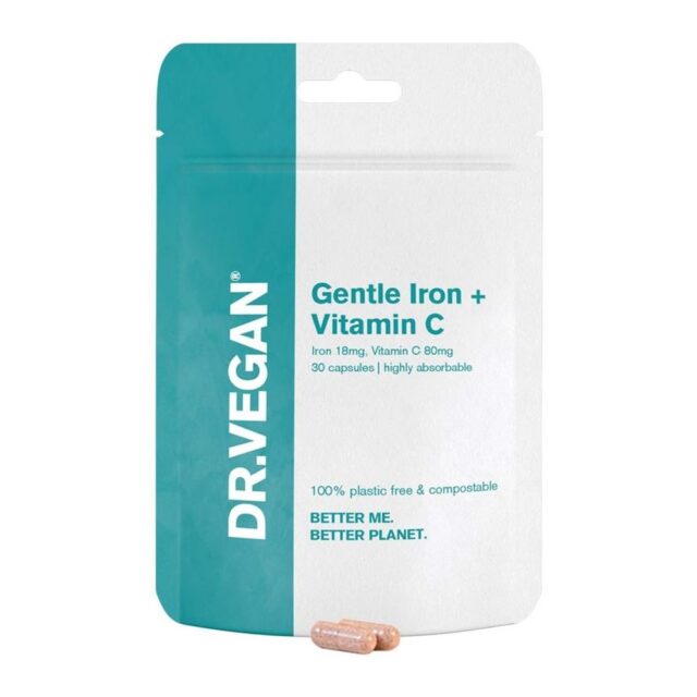 Dr Vegan Gentle Iron (18mg) & Vitamin C (80mg)