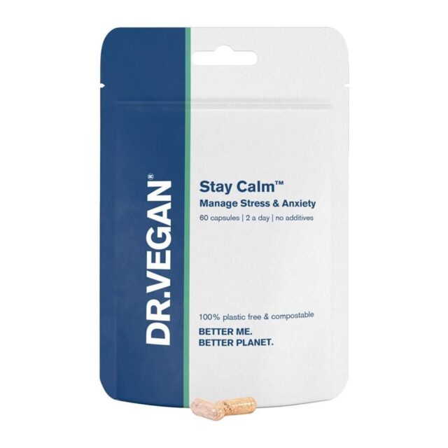 Dr Vegan Stay Calm Manage Stress & Anxiety 60 caps