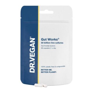 Dr Vegan Gut Works Pre & Probiotic 50bn CFU 30 caps