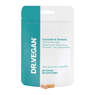 Dr Vegan Curcumin (200mg) & Turmeric (3300mg) 30 caps