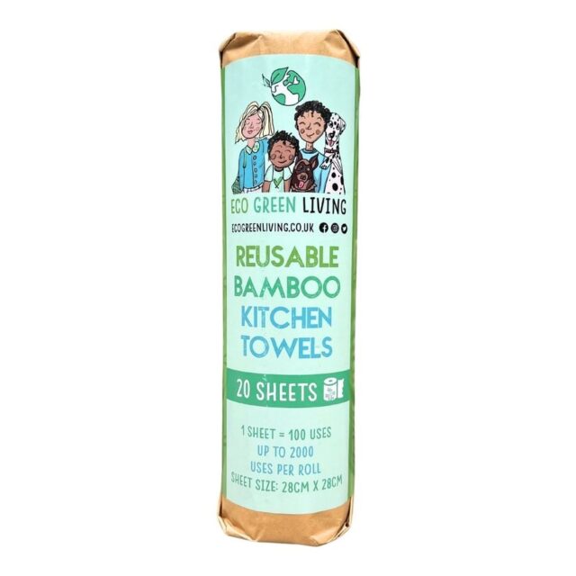 Eco Green Living Reusable Bamboo Kitchen Towels