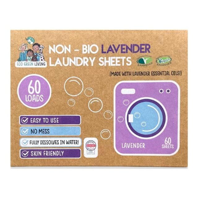 Eco Green Living Laundry Detergent Sheets x 60 (Lavender)