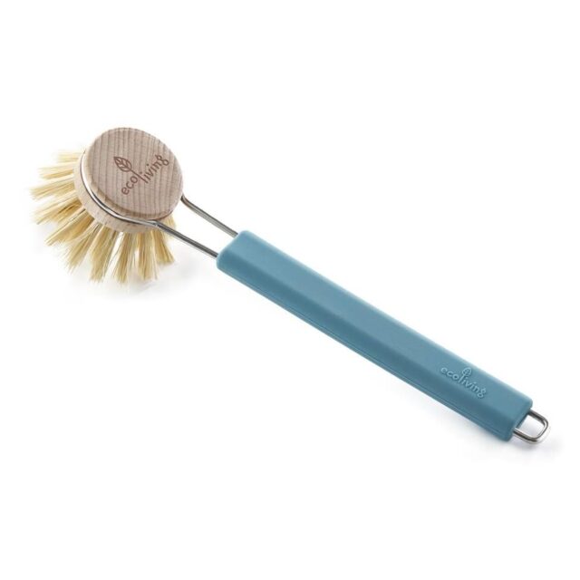 Ecoliving Dish Brush Blue With Replaceable Head - 1 Unit