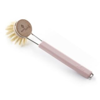 Ecoliving Dish Brush Pink With Replaceable Head - 1 Unit