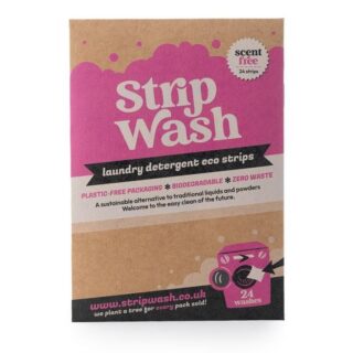 Ecoliving Strip Wash Laundry Sheets 24's Scent Free