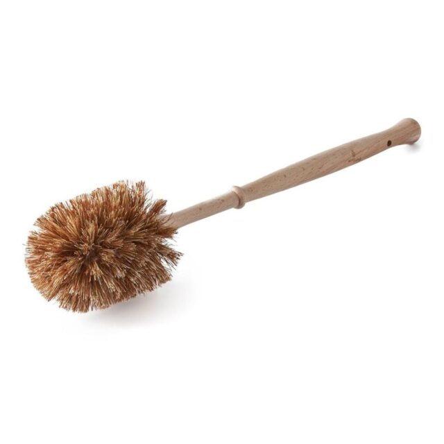 Ecoliving Plastic Free Toilet Brush With Plant-Based Bristles 1 Unit
