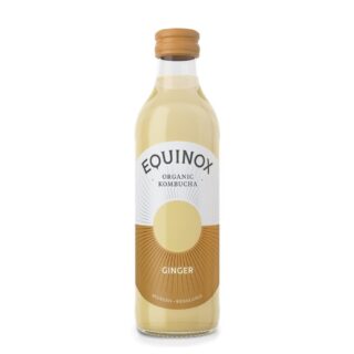 Equinox Kombucha Organic Kombucha Soft Drink with Ginger