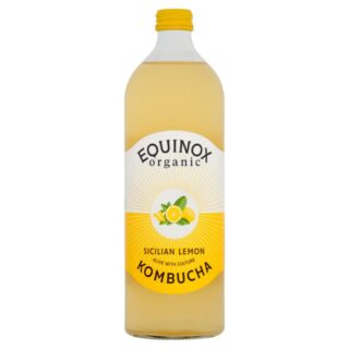 Equinox Kombucha Organic Sicilian Lemon Kombucha