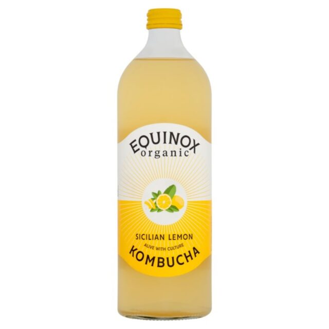 Equinox Kombucha Organic Sicilian Lemon Kombucha