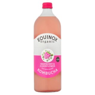 Equinox Kombucha Organic Raspberry & Elderflower Kombucha
