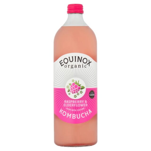 Equinox Kombucha Organic Raspberry & Elderflower Kombucha