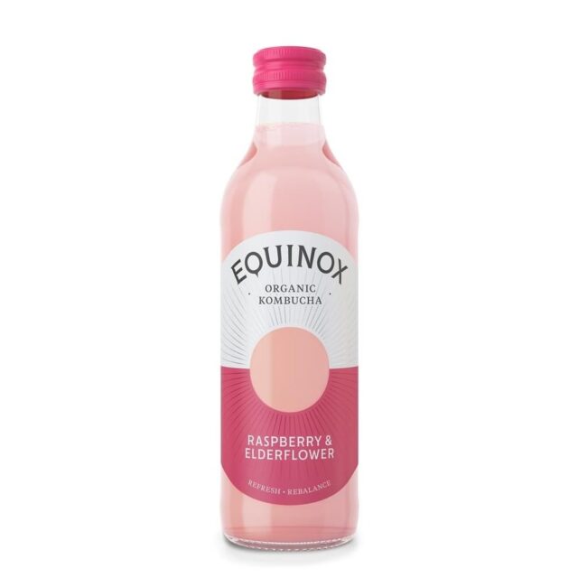 Equinox Kombucha Organic Kombucha Raspberry & Elderflower Soft Drink
