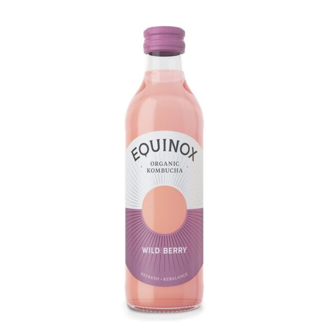 Equinox Kombucha Organic Equinox Kombucha with Wild Berry