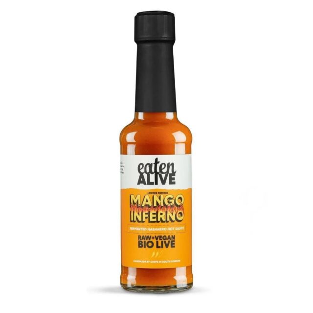 Eaten Alive Raw Fermented Mango Inferno Hot Sauce
