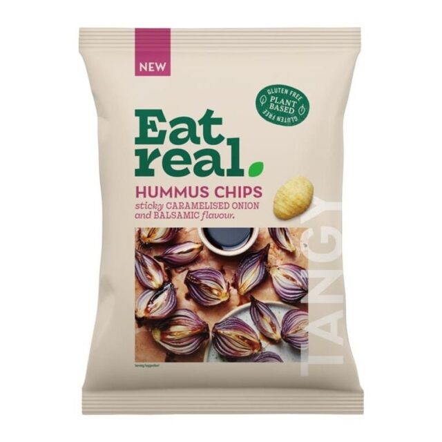 Eat Real Hummus Chips Caramelised Onion & Balsamic Vinegar