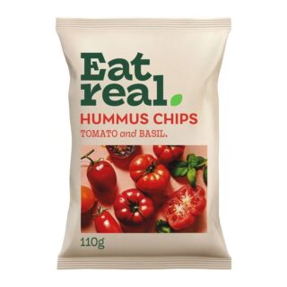 Eat Real Hummus Chips Tomato & Basil