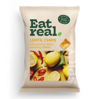 Eat Real Lentil Chips Chilli & Lemon