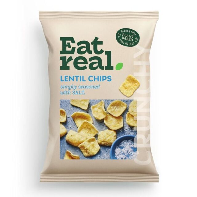 Eat Real Lentil Chips Salted