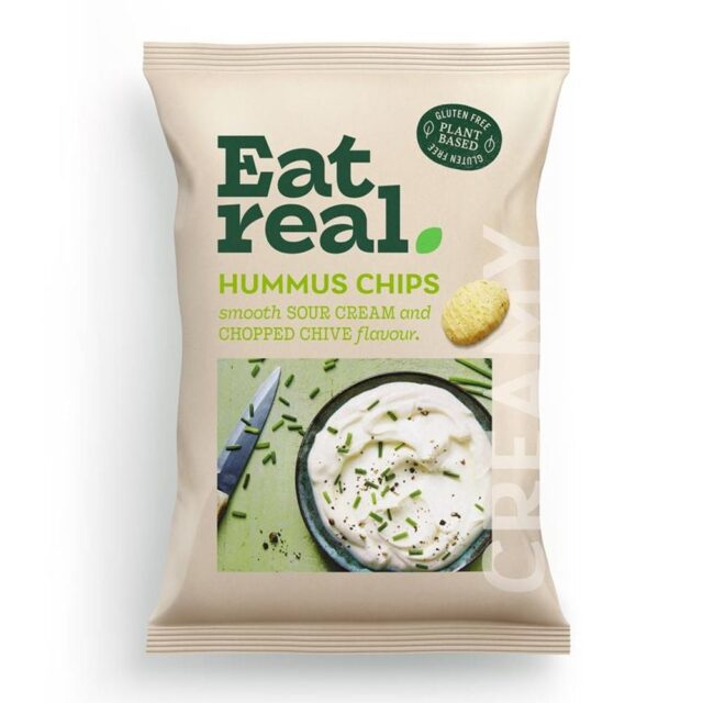 Eat Real Hummus Chips Sour Cream & Chive